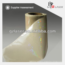 Popular hologram transparent reflective film plastic stretch wrap film